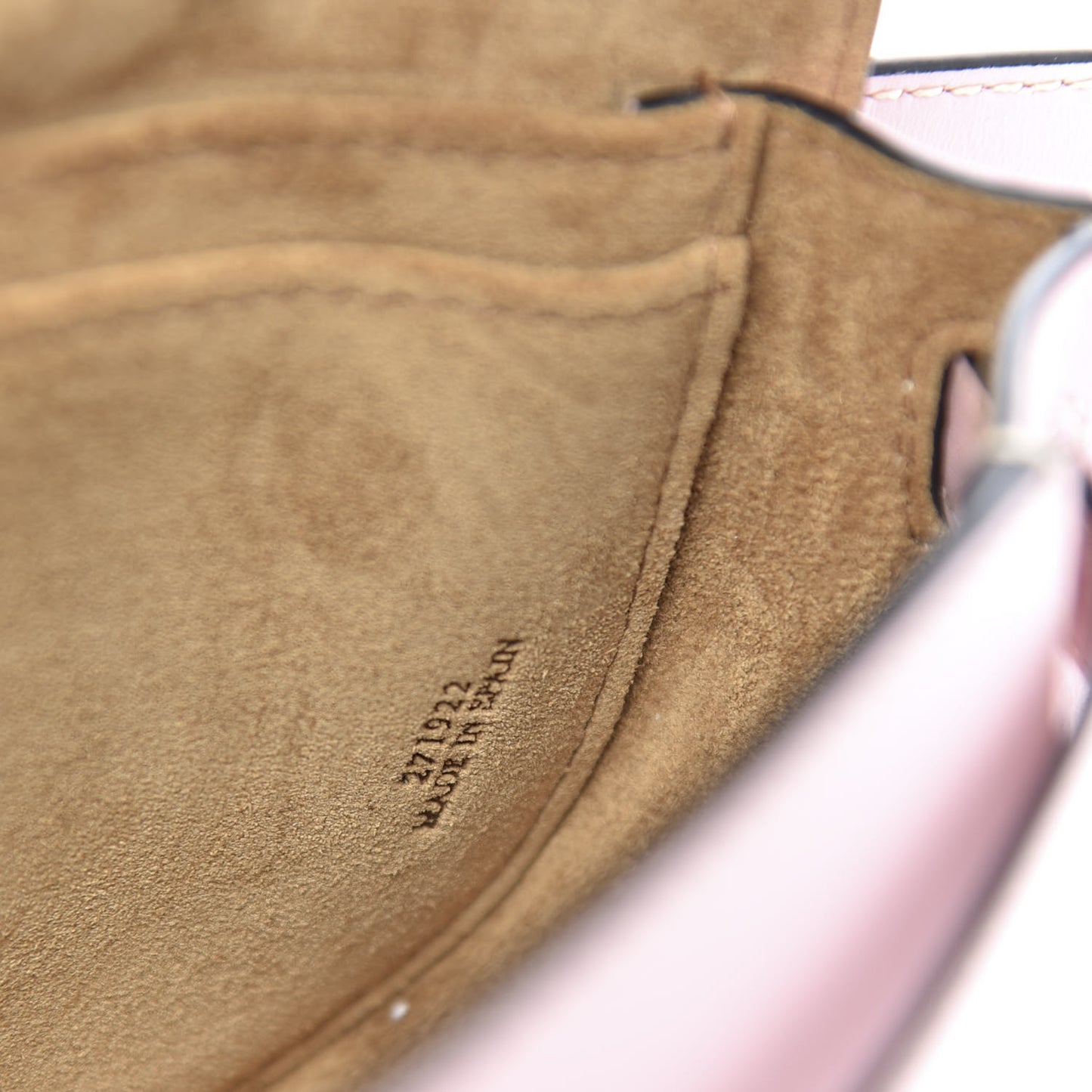 Calfskin Mini Gate Belt Bag Pastel Pink