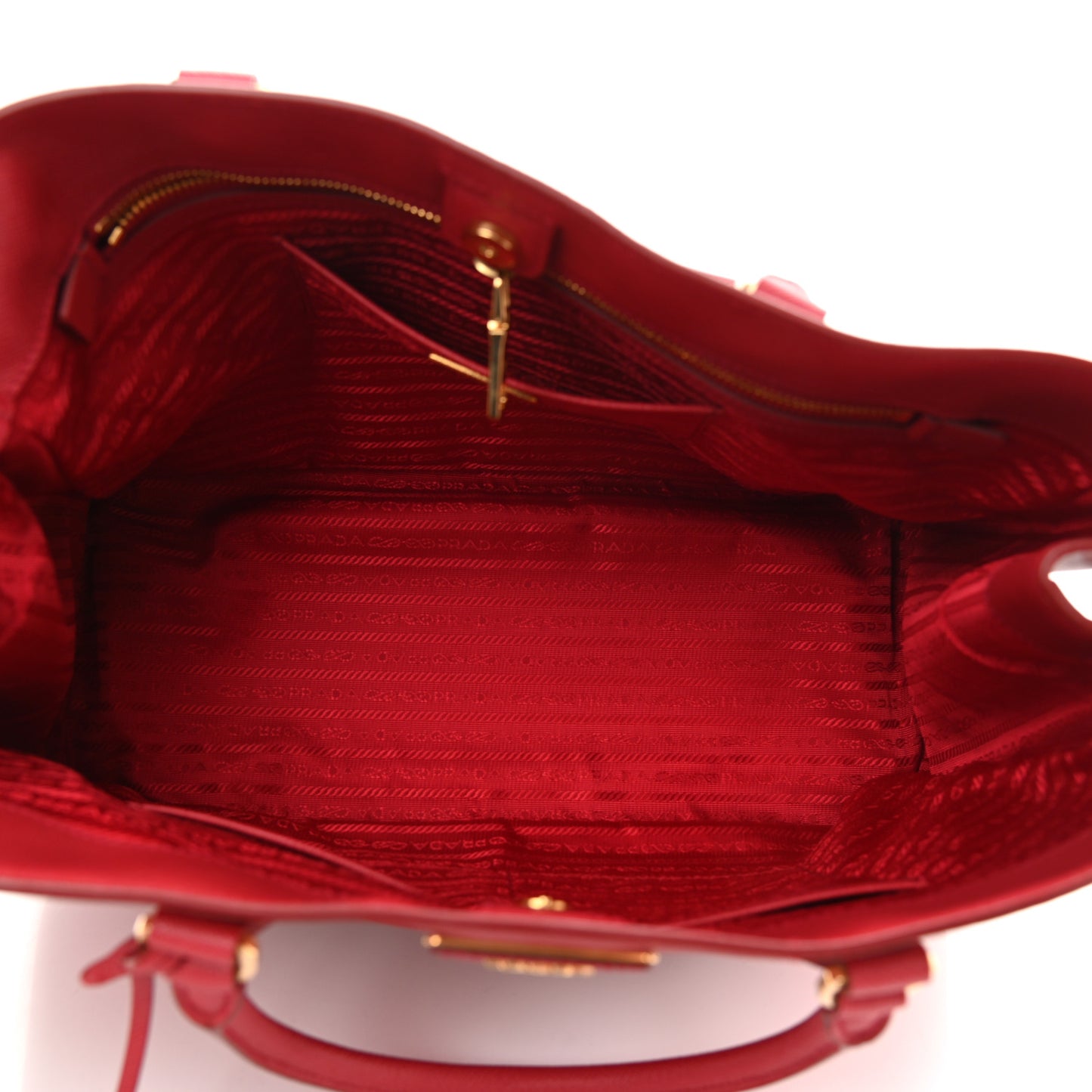 Saffiano Lux Large Tote Fuoco