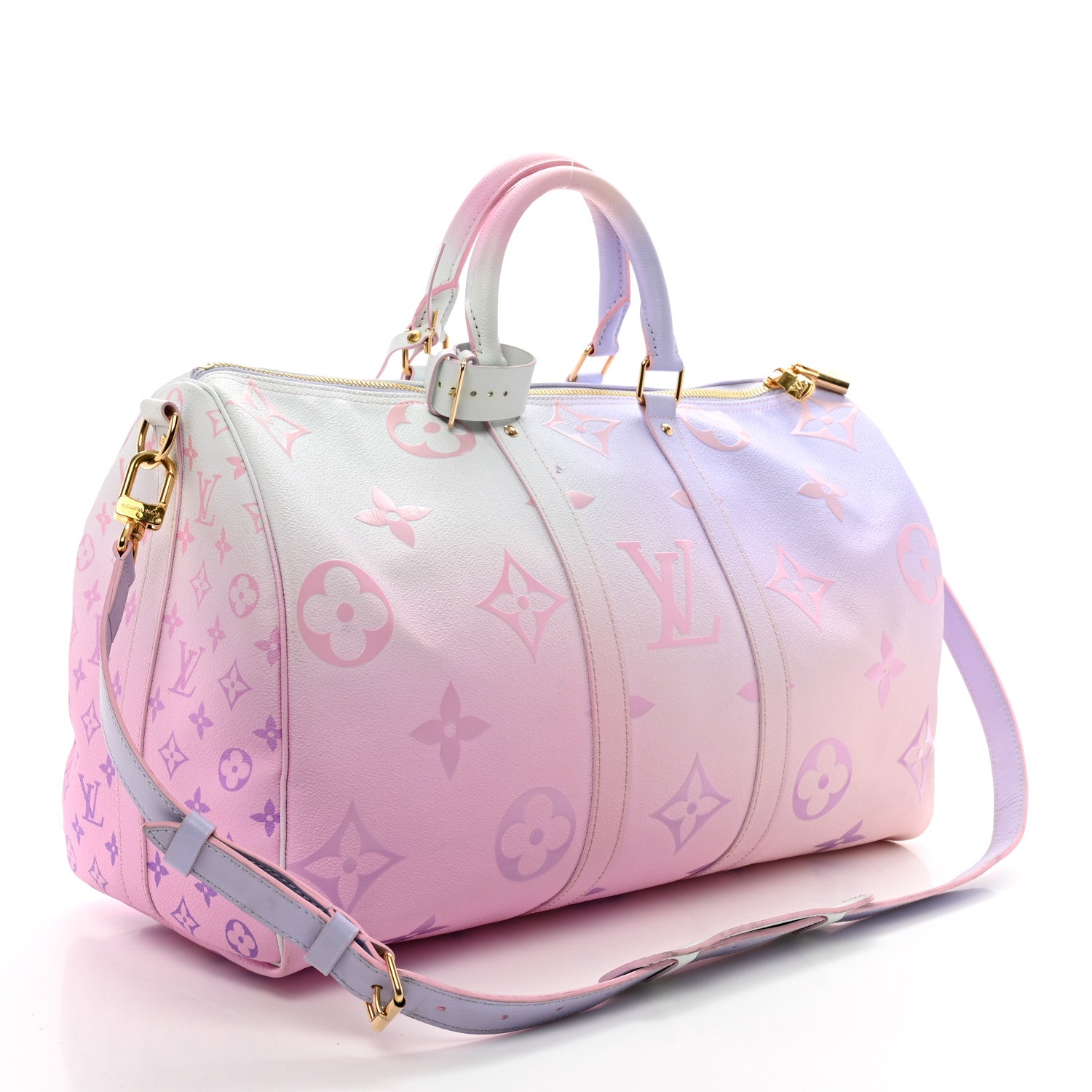 Louis Vuitton Monogram Giant Spring In The City Keepall 45 Sunrise Pastel 2 of 10