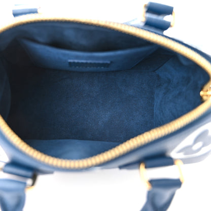 Louis Vuitton Empreinte Monogram Giant Speedy Bandouliere 20 Degrade Blue 5 of 9