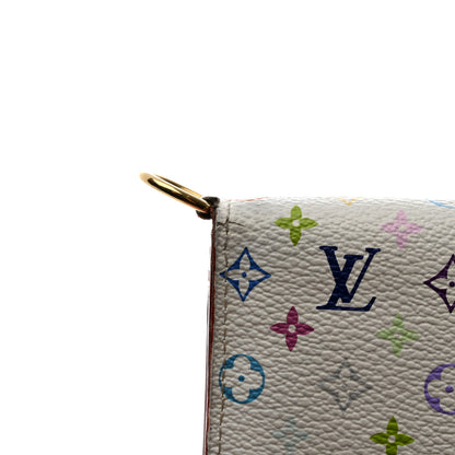 Louis Vuitton Monogram Multicolor Insolite Wallet White Litchi 8 of 9