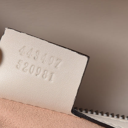 Gucci Calfskin Matelasse Small GG Marmont Shoulder Bag White 7 of 7