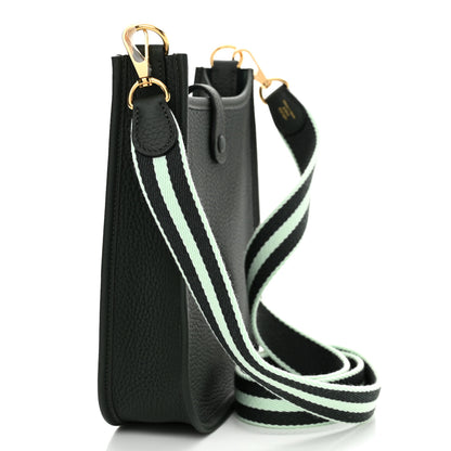 Hermes Taurillon Clemence Amazone Evelyne TPM Vert Fonce Vert Fizz 3 of 11