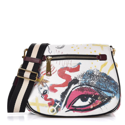 Marc Jacobs Calfskin Collage Saddle Bag Off White 1 of 12
