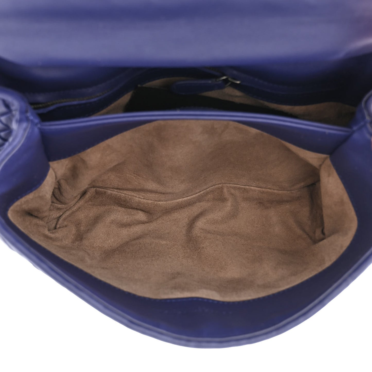 Nappa Intrecciato Medium Olimpia Shoulder Bag Atlantic