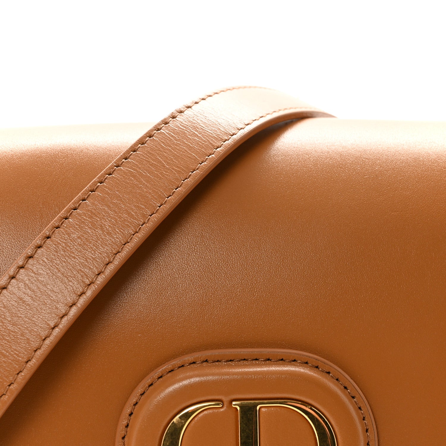 Christian Dior Box Calfskin Medium Bobby Flap Camel 7 of 10