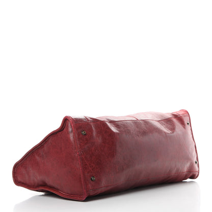 Balenciaga Agneau Classic Hardware Work Grenat 4 of 22