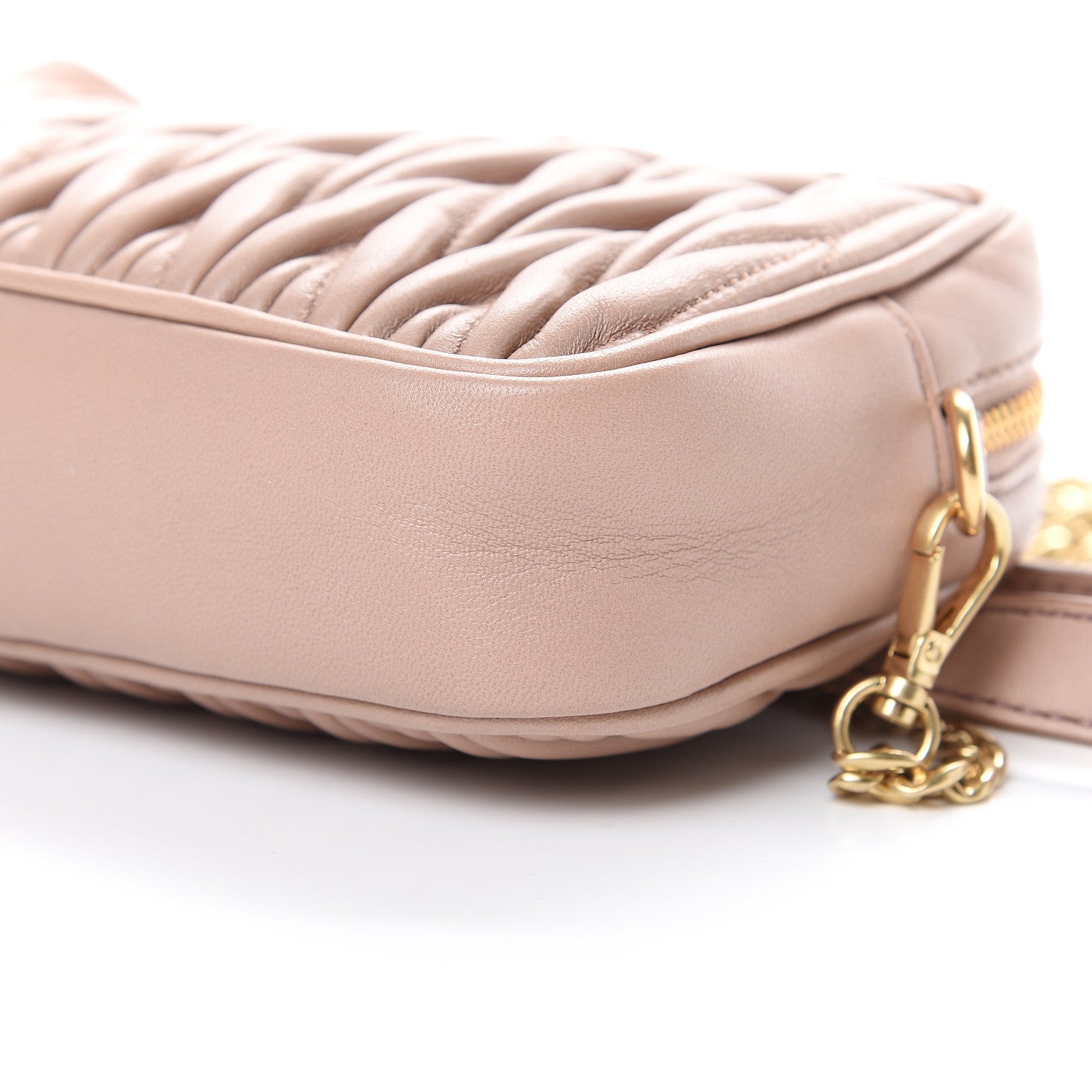 Miu Miu Nappa Matelasse Marsupio Belt Bag Cammeo 9 of 9