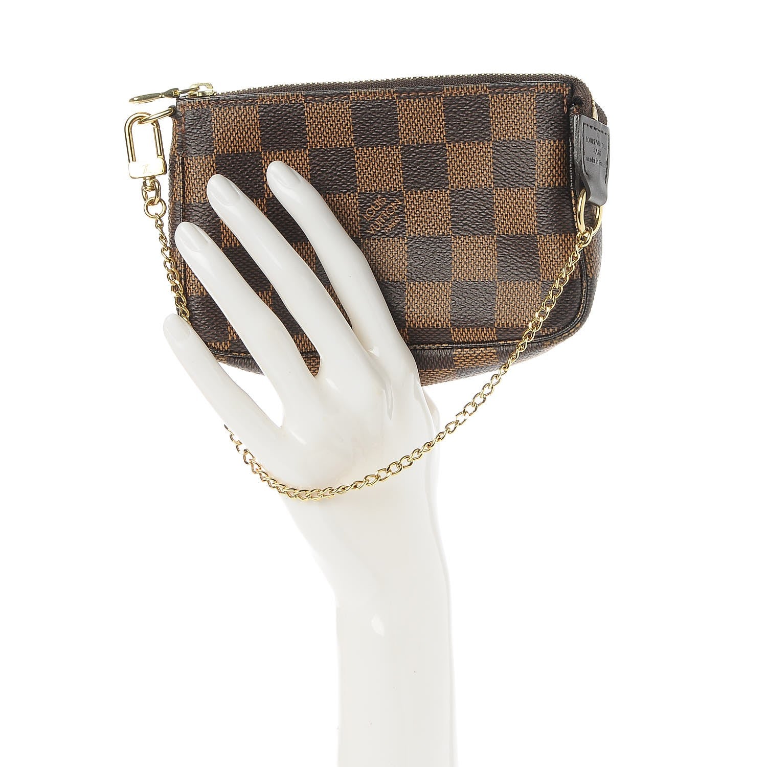 Louis Vuitton Damier Ebene Mini Pochette Accessories 2 of 8