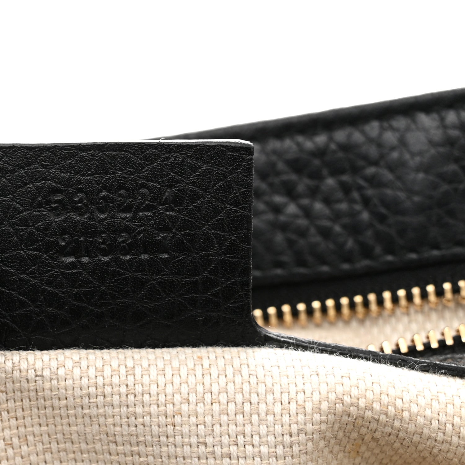 Gucci Pebbled Calfskin Medium Soho Flap Crossbody Black 7 of 13