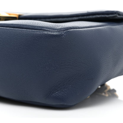 Fendi Shiny Nappa Mini Be Baguette Shoulder Bag Iris 8 of 9