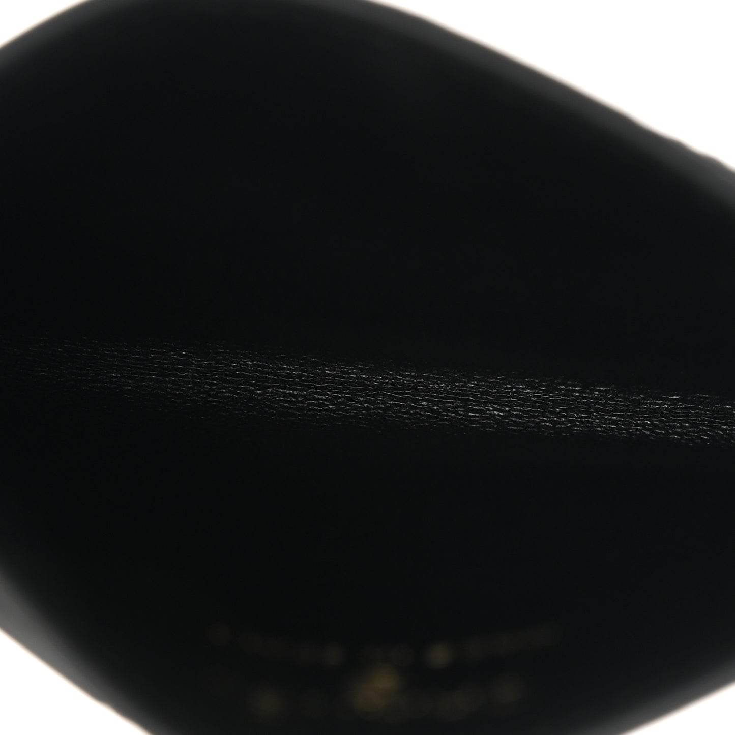 Calfskin Crocodile Embossed Crococo Card Holder Black