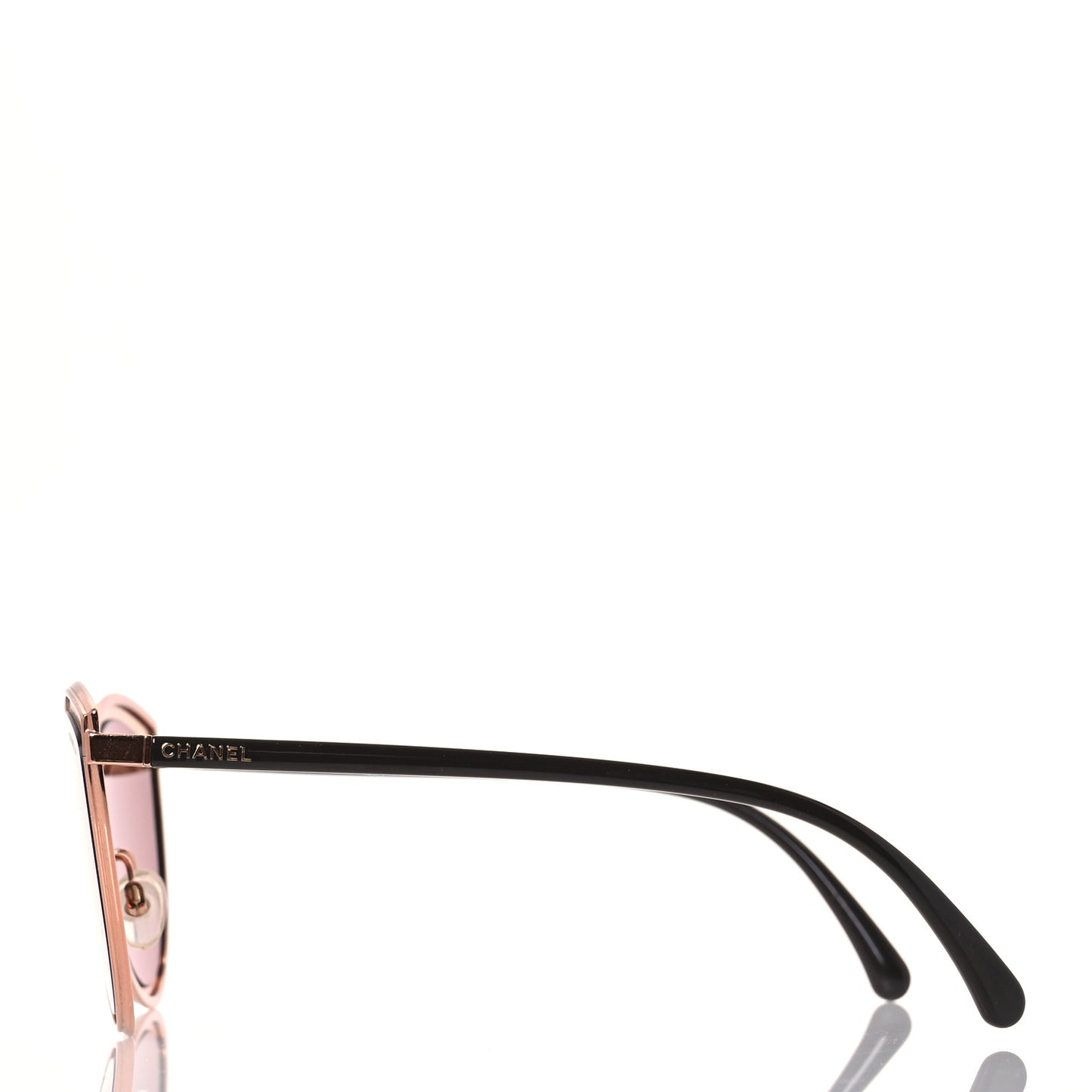 Metal Cat Eye Sunglasses 4222 Pink Gold
