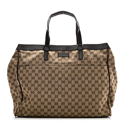 Gucci Soft GG Supreme Monogram Tote Dark Brown 1 of 9