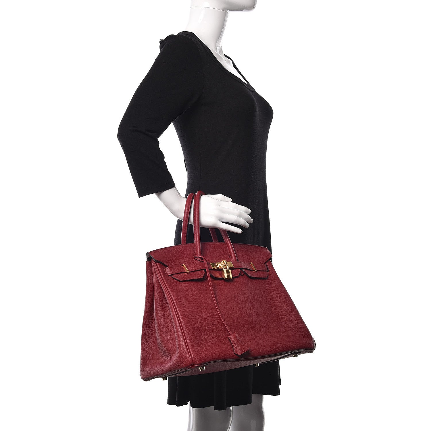 Hermes Togo Birkin 35 Rouge Grenat 2 of 10