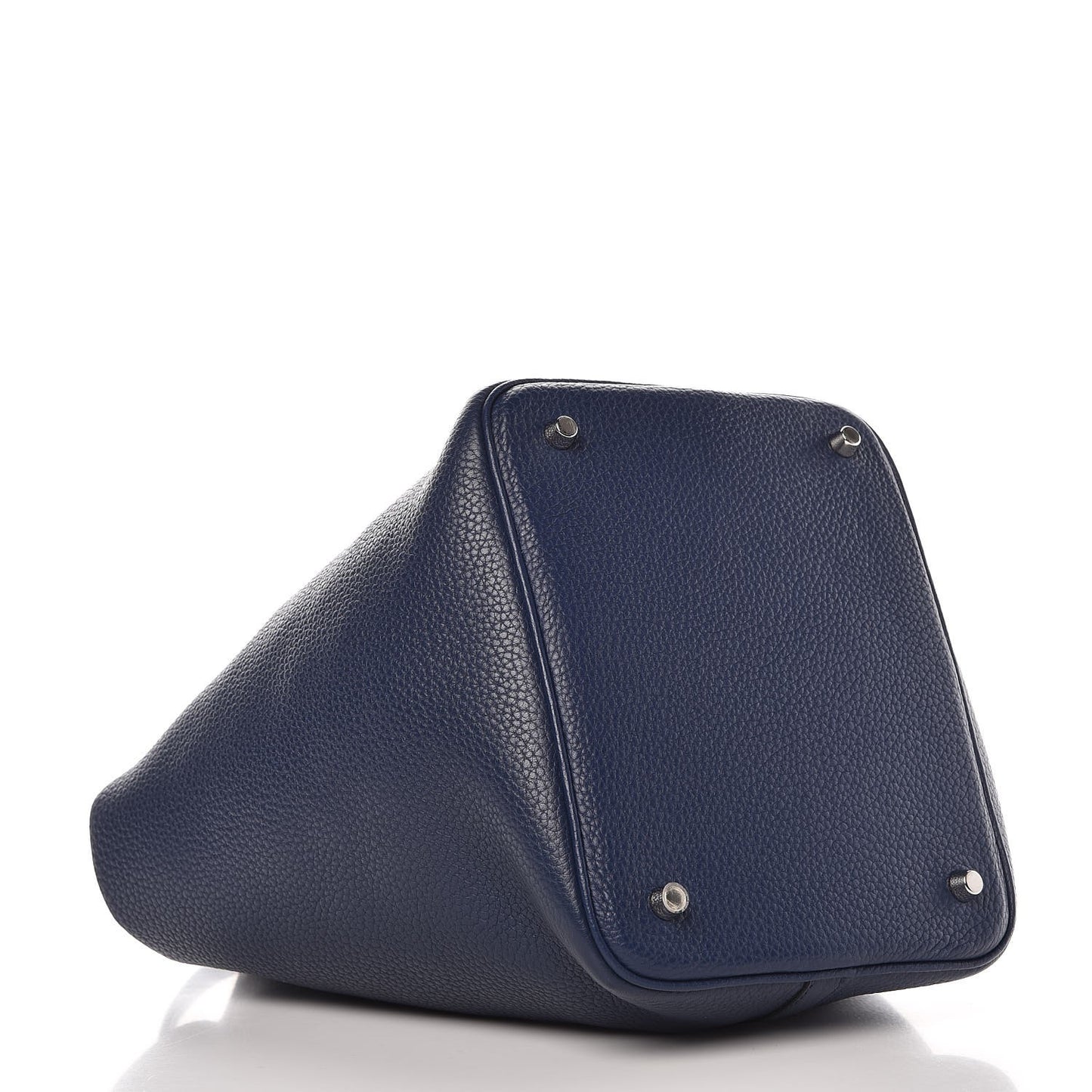 Taurillon Clemence Picotin Lock 22 MM Bleu Saphir