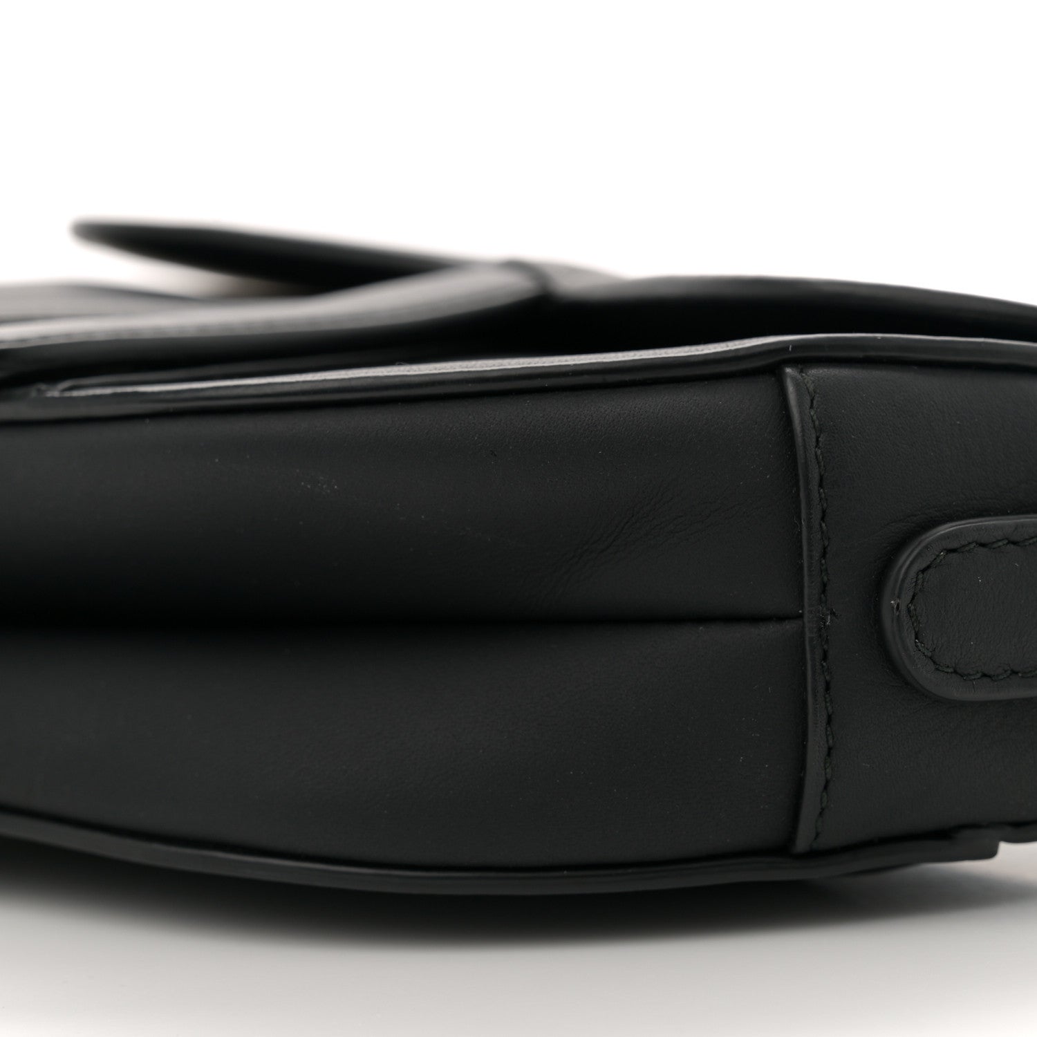 Christian Dior Ultra Matte Calfskin Mini Saddle Bag Black 10 of 12