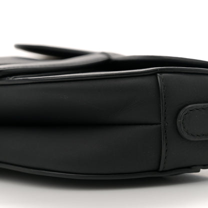 Christian Dior Ultra Matte Calfskin Mini Saddle Bag Black 10 of 12