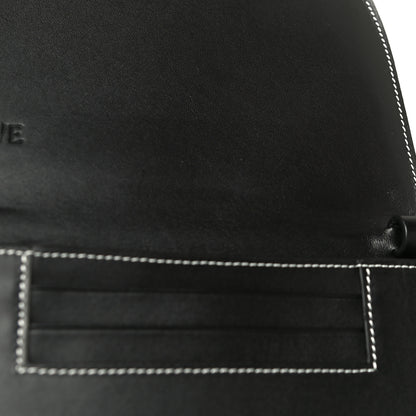 Loewe Soft Calfskin Heel Bag Black Soft White 9 of 13