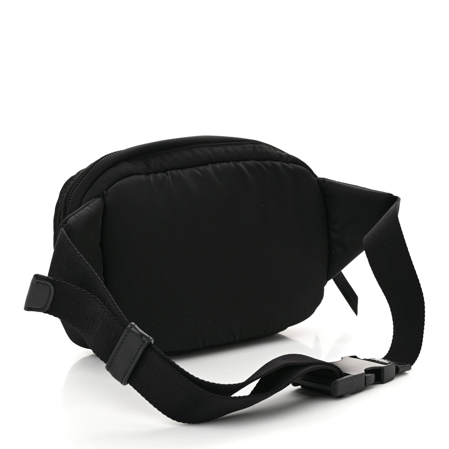 Tessuto Nylon Soft Padded Belt Bag Black