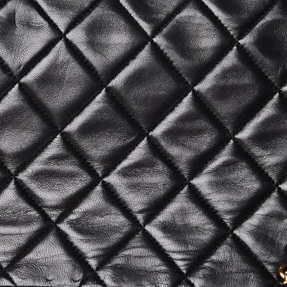 Chanel Lambskin Quilted Medium Single Flap Black 11 of 15