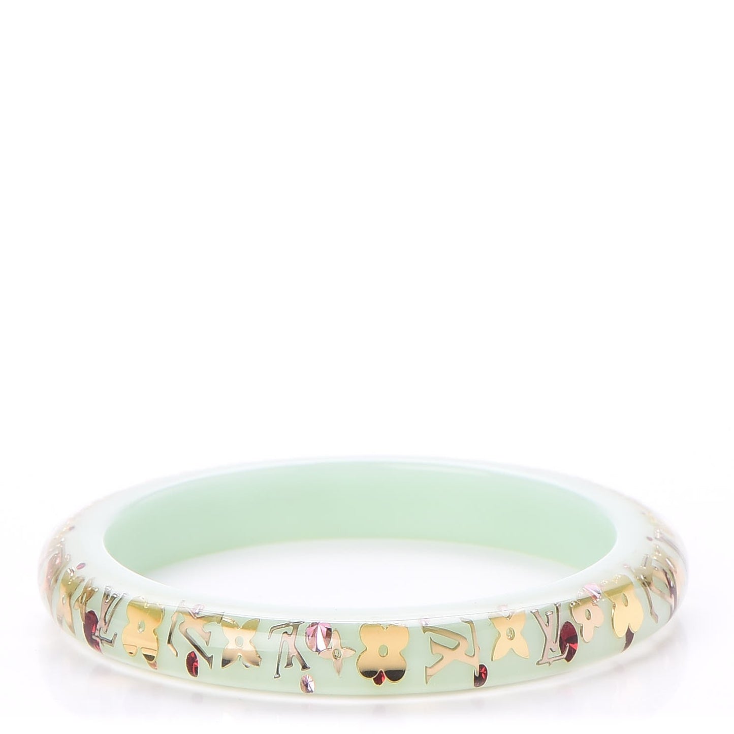 Resin Swarovski PM Inclusion Bracelet M Peppermint