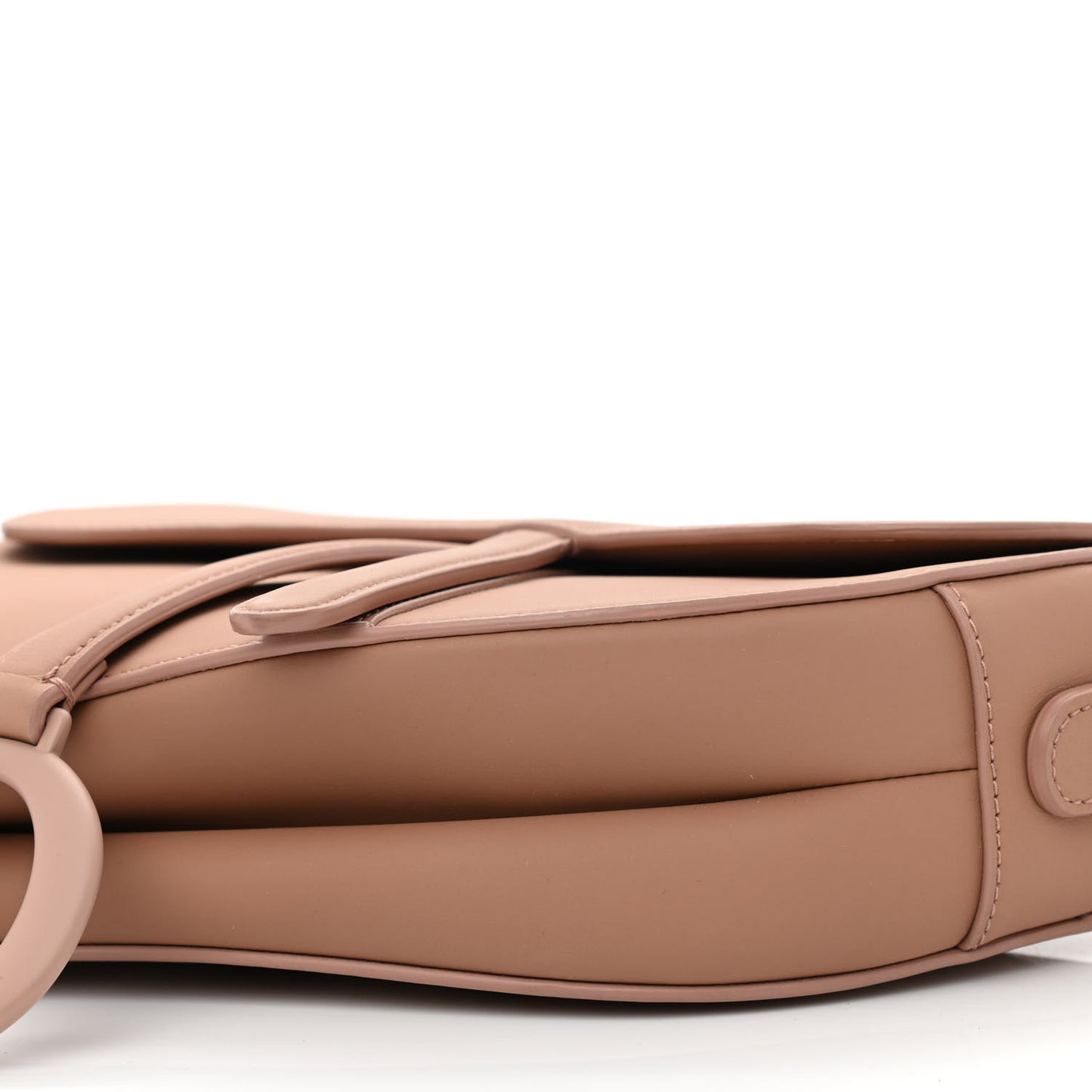 Ultra Matte Calfskin Saddle Bag Blush