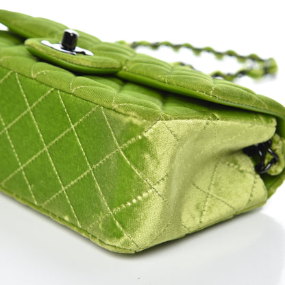 Chanel Velvet Quilted Mini Rectangular Flap Green 10 of 10