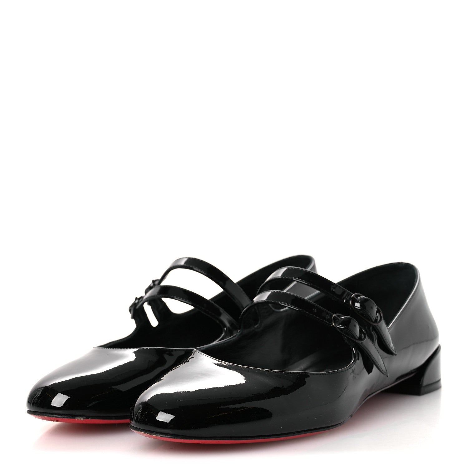 Christian Louboutin Patent Sweet Jane Flats 39 Black 4 of 11