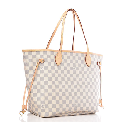 Louis Vuitton Damier Azur Neo Neverfull MM Rose Ballerine 3 of 11