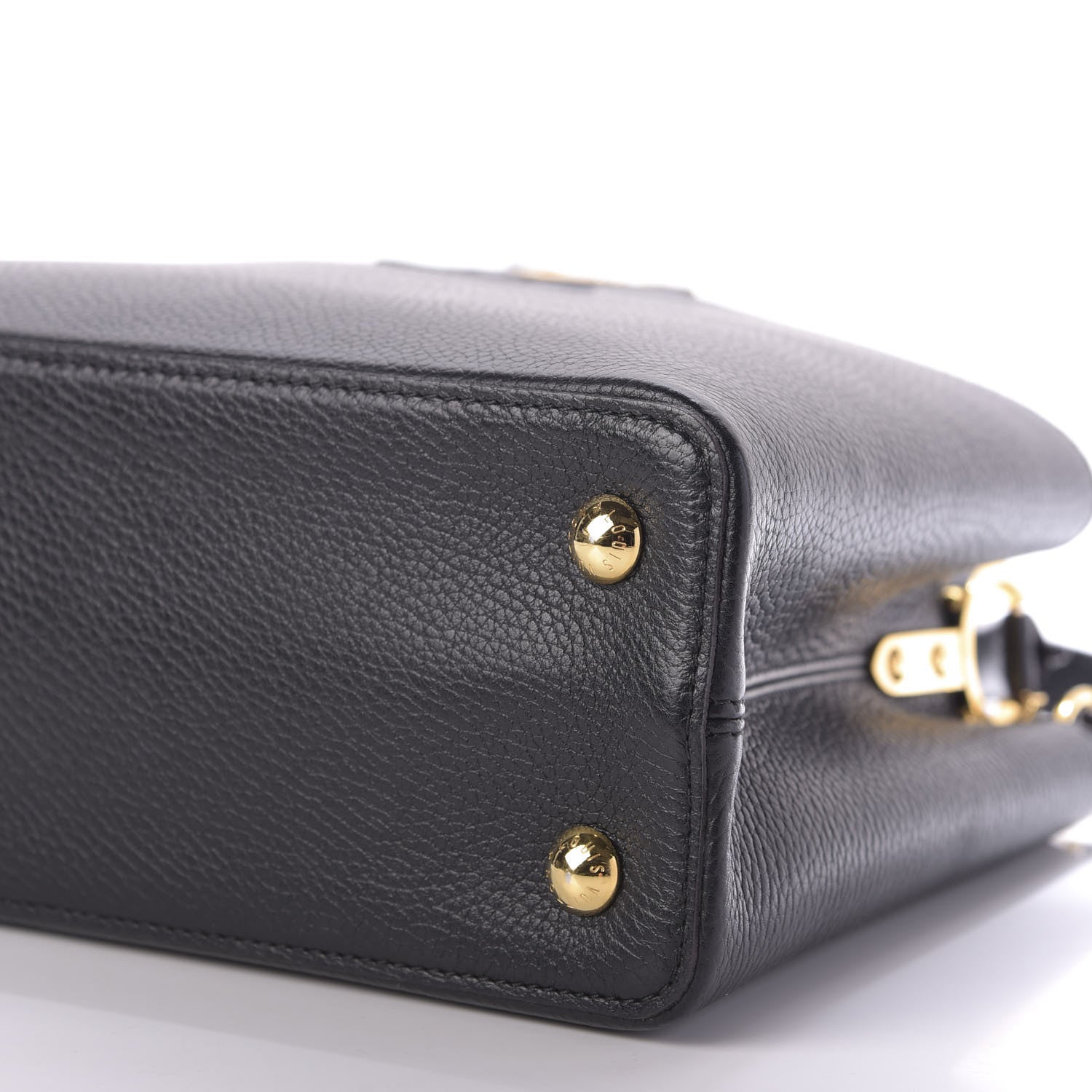 Louis Vuitton Taurillon Capucines PM Black 8 of 9
