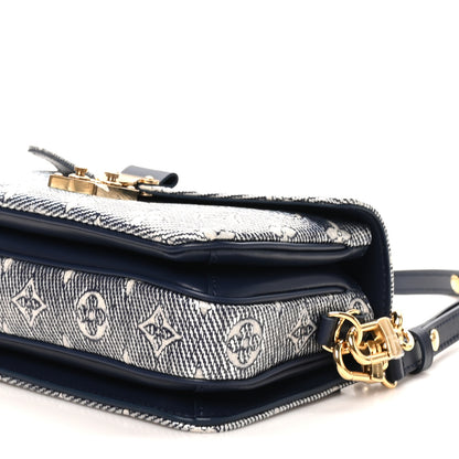 Louis Vuitton Monoglam Pochette Metis East West Blue 8 of 8
