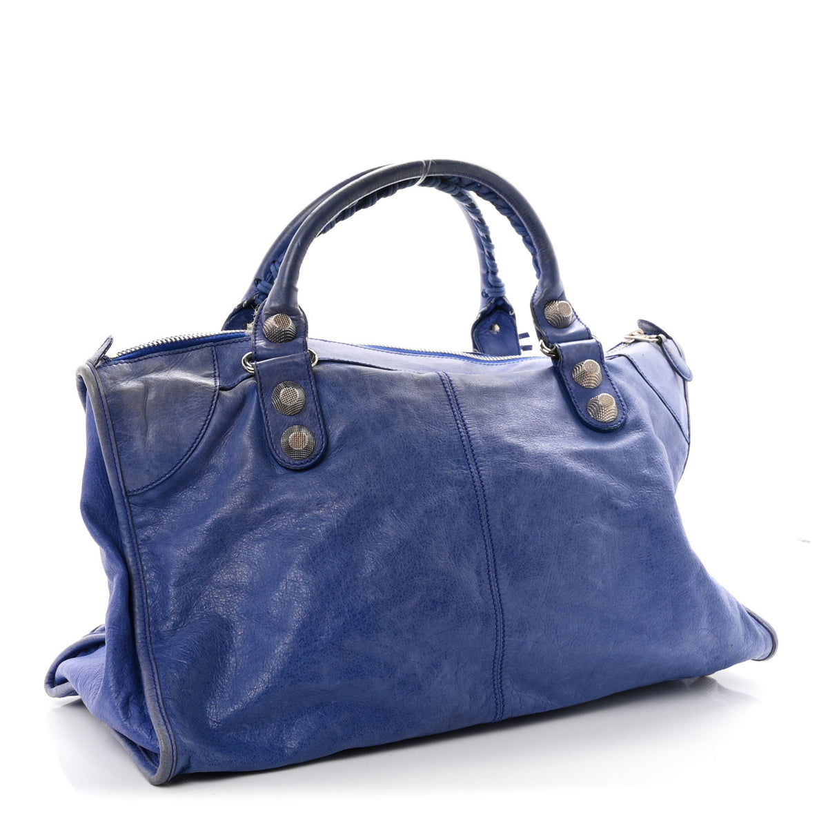 Balenciaga Agneau Giant 21 Silver Hardware Work Outremer 4 of 12