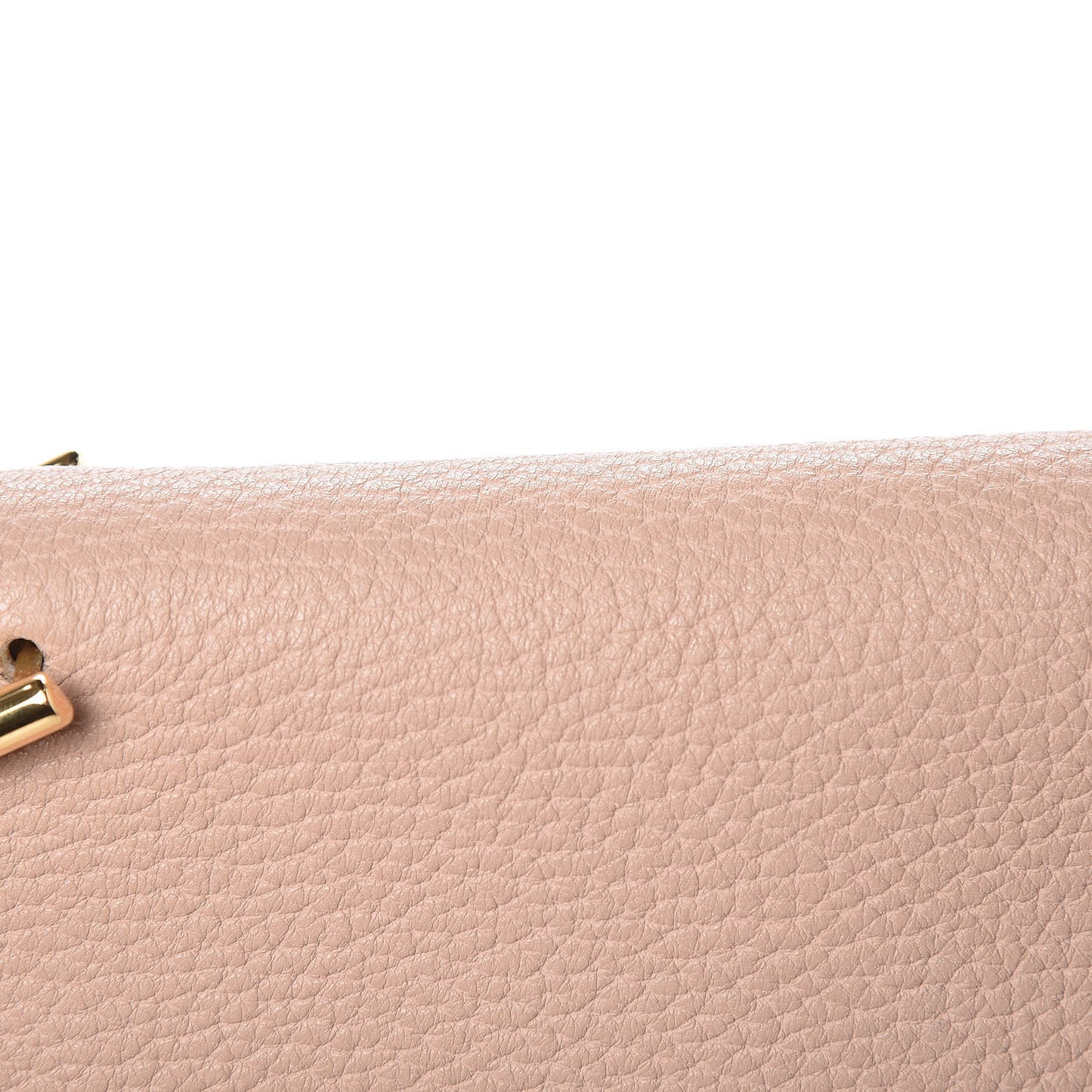 Grained Goatskin Drew Shoulder Bag Biscotti Beige