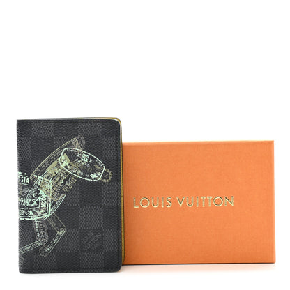 Louis Vuitton Damier Graphite Stamps Pocket Organizer NM 7 of 7