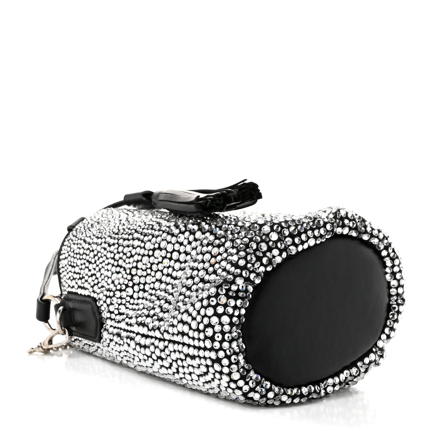 Raso Crystal Starlight Bucket Bag Black