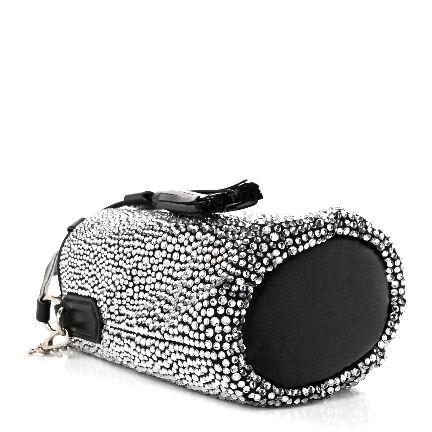 Miu Miu Raso Crystal Starlight Bucket Bag Black 3 of 9