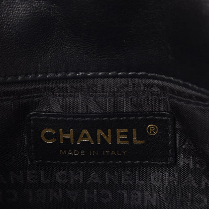 Chanel Lambskin Quilted Mini Chocolate Bar Camellia Flap Black 6 of 9