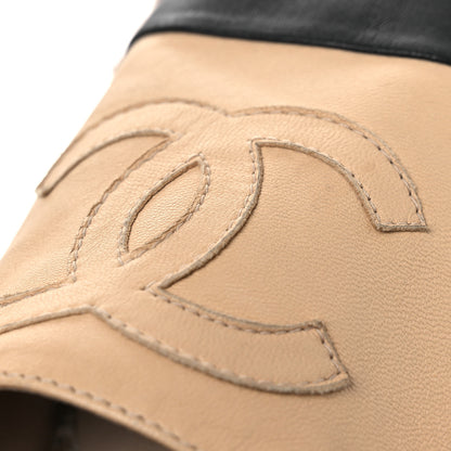 Chanel Lambskin CC Espadrilles 37 Beige Black 15 of 15