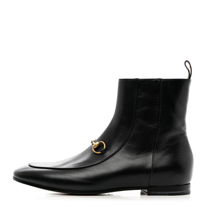 Gucci Malaga Kid Womens Jordaan Ankle Boots 37.5 Black 1 of 18