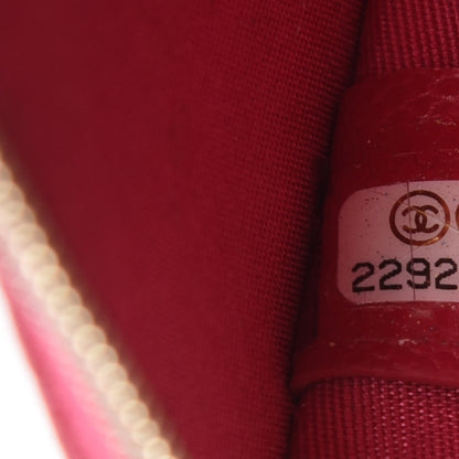 Chanel Caviar Camellia Embossed Key Holder Case Fuchsia 7 of 9
