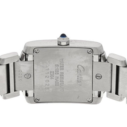Cartier Stainless Steel 20mm Tank Francaise Quartz Watch 4 of 4