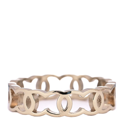 Chanel Metal CC Ring 6 52 Gold 3 of 6