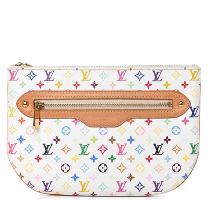 Louis Vuitton Monogram Multicolor Pochette Plate GM White 1 of 13