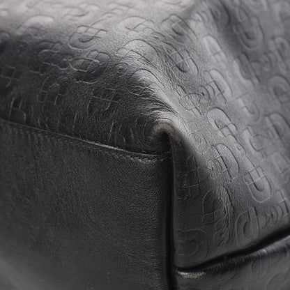Gucci Calfskin Horsebit Embossed Large Tote Black 13 of 16