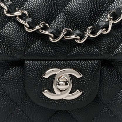 Chanel Caviar Quilted Mini Rectangular Flap Black 9 of 11