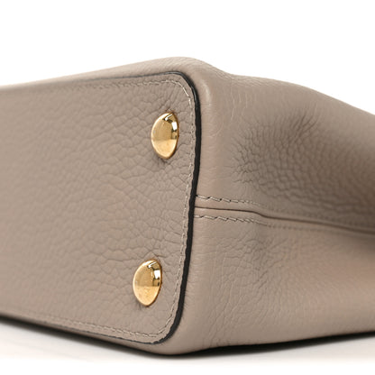 Louis Vuitton Taurillon Capucines BB Galet 9 of 9
