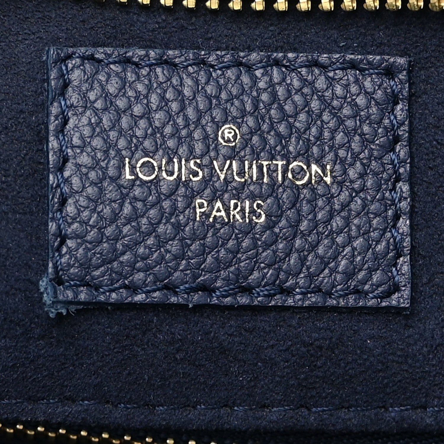 Louis Vuitton Empreinte Monogram Giant CarryAll MM Navy 7 of 11