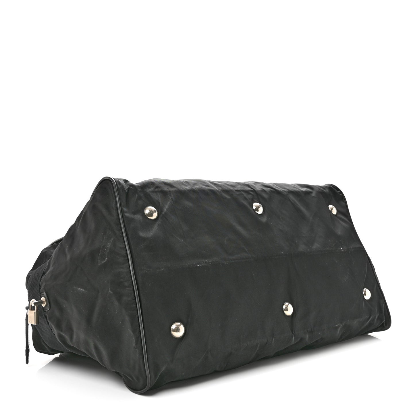 Re-Nylon Saffiano Duffle Bag Black