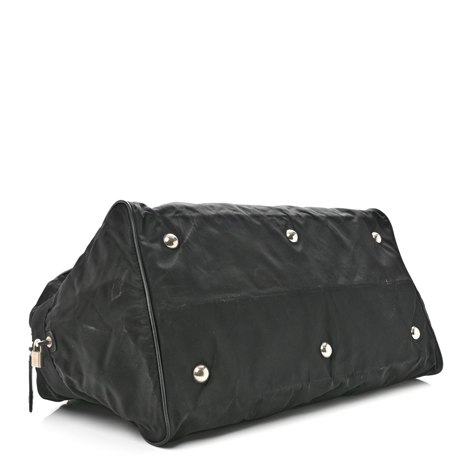 Prada Re-Nylon Saffiano Duffle Bag Black 3 of 13